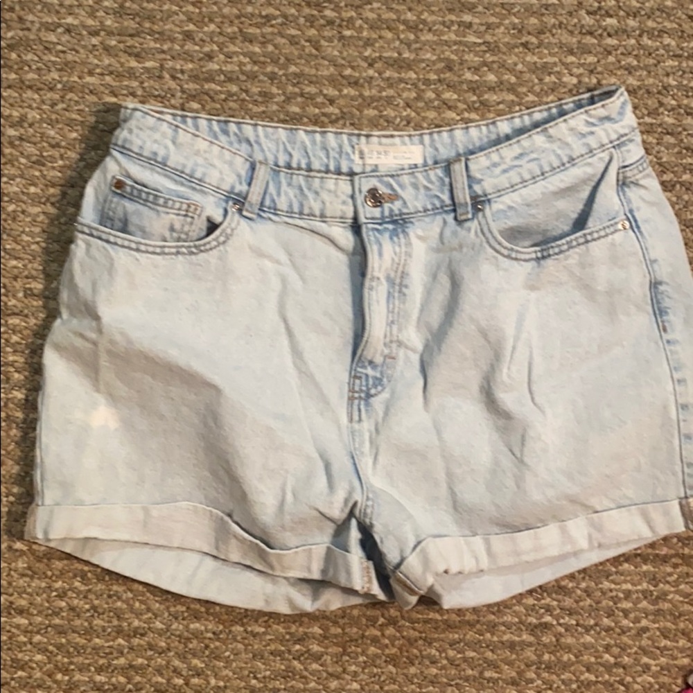 Primark Denim Cuffed Shorts - 14